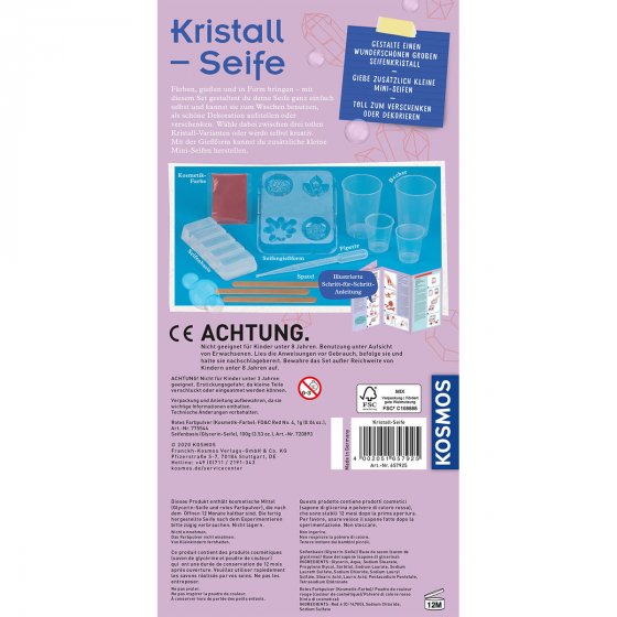 KOSMOS Exp. Kristall-Seife 