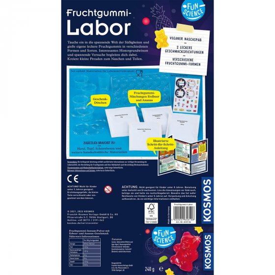 KOSMOS Fun Science Fruchtgummi Labor 