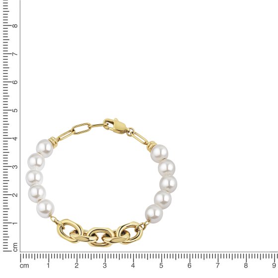 Armband Edelstahl/PVD gelb 
