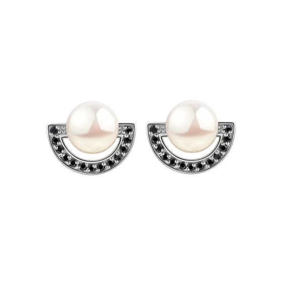Ohrstecker 925/- Sterling Silber Süßwasserperle 