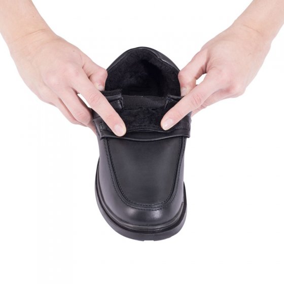 Slipper mit Warmfutter,schw.43 43 | Schwarz