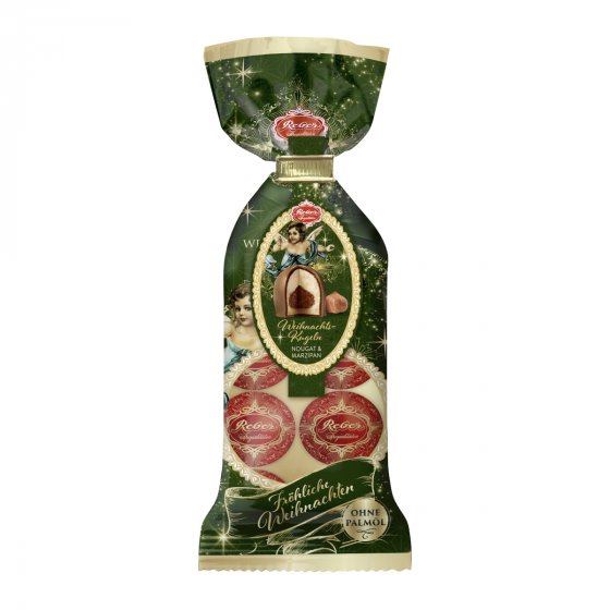 Reber Weihnachtskugeln in Confiserie Tüte Mozartkugel 8 Stück 160g 