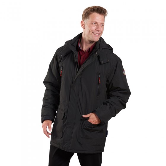 Lange Freizeitjacke"Coastguard 3XL | Schwarz