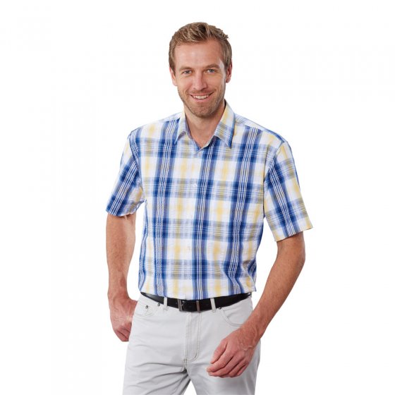 Maritimes Seersuckerhemd