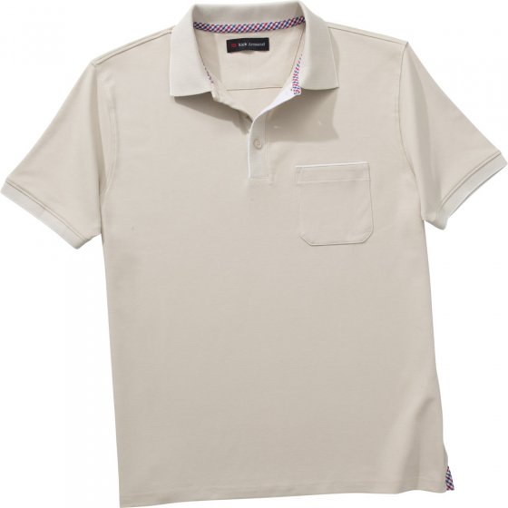 Microfaser Polo-Shirt, beige 3XL | Beige