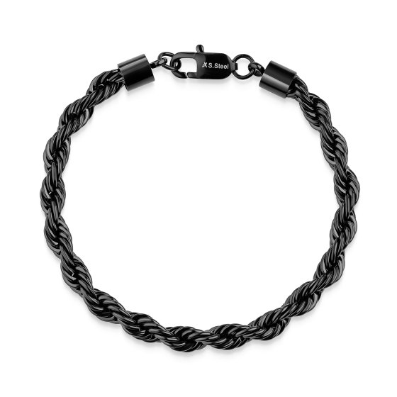 Armband Edelstahl/PVD schwarz 
