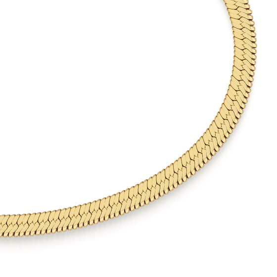 Armband Stahl PVD gelb 18+2cm 