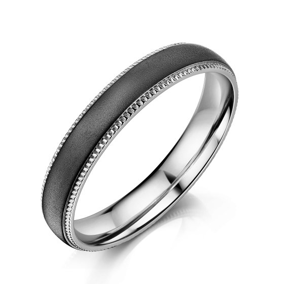 Ring Edelstahl matt/glanz 