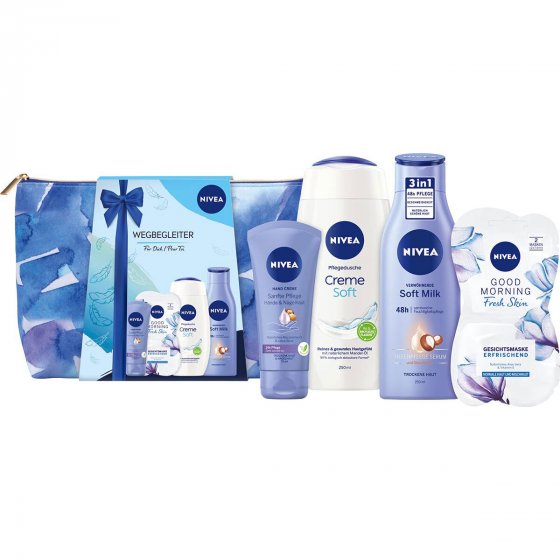 NIVEA Wegbegleiter Geschenkset Beauty Set Pflegeprodukte 590ml 