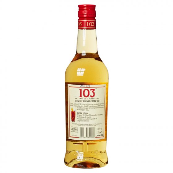 Osborne 103 Etiqueta Blanca reift im Solera Verfahren 700 ml 