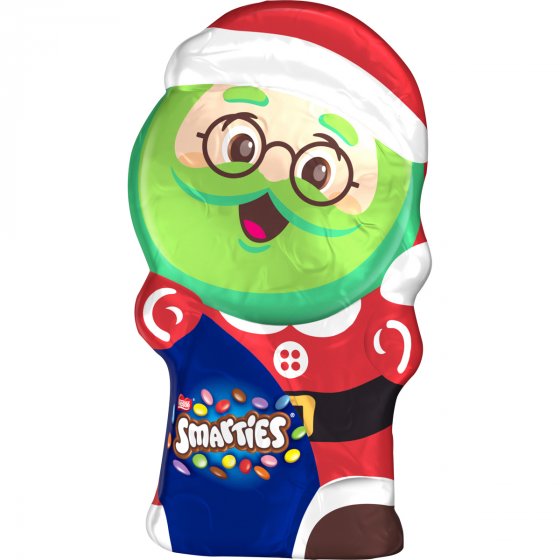 Smarties Weihnachtsmann Hohlfigur aus leckerer Milchschokolade 85g 