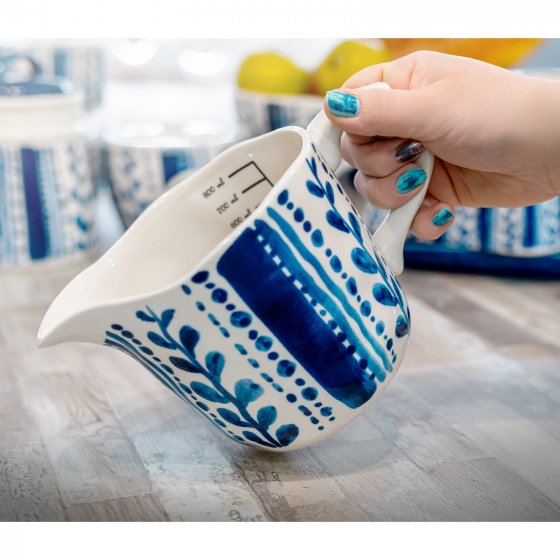 Milchkrug aus Keramik 800 ml Landhaus 