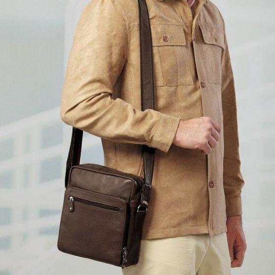 Edle Büffelleder-Herrentasche