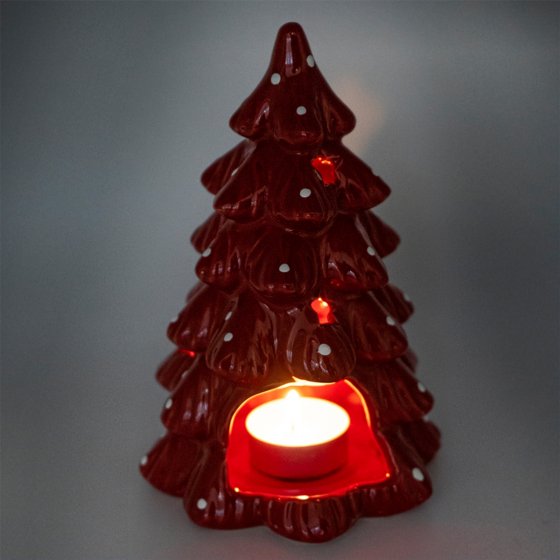 Teelichthalter Weihnachtsbaum 