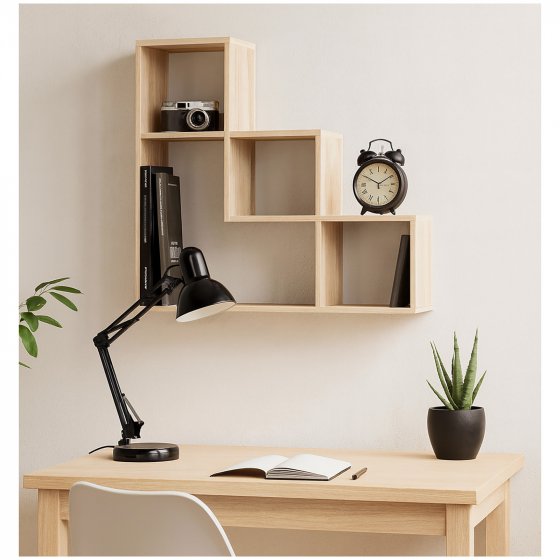 Modernes Wandregal Stufenregal zur Wandmontage 