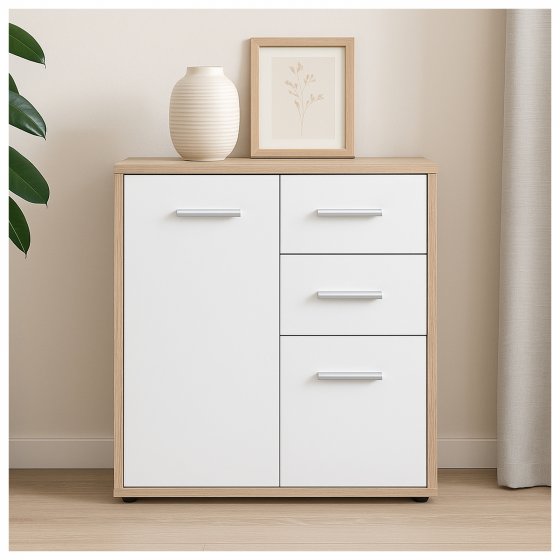 Kommode Nina mit zwei Schubladen 