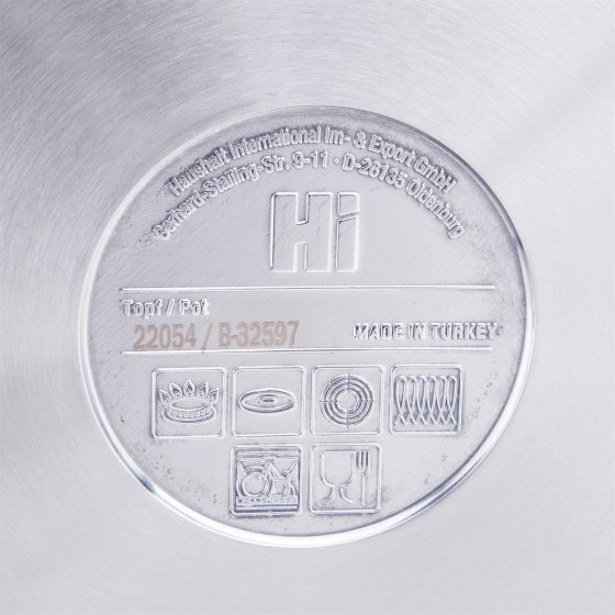 Kochtopf Universaltopf mit Glasdeckel 