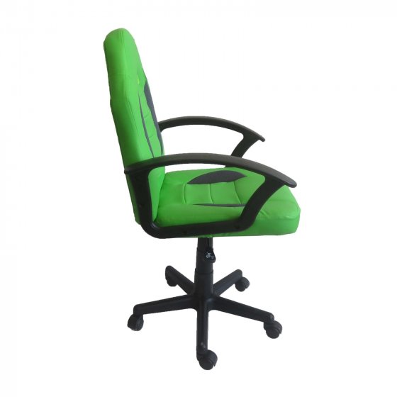 Schreibtischstuhl Junior höhenverstellbar ergonomischer Drehstuhl Grün 