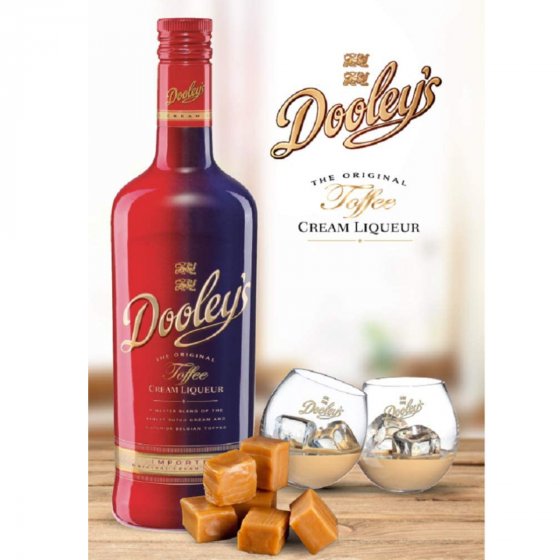 Dooleys Caramel Toffee und Vodka Cream Liqueur Original 700ml 