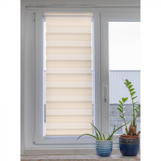 Doppelrollo uni 80 x 150 Marisol Beige
