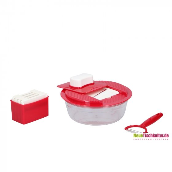 Multifunktionsreiben-Set Rot-Weiß 