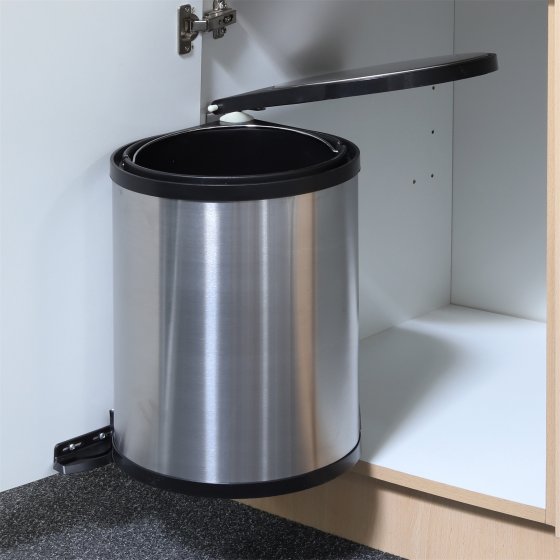 Einbau Mülleimer 12 Liter Edelstahl