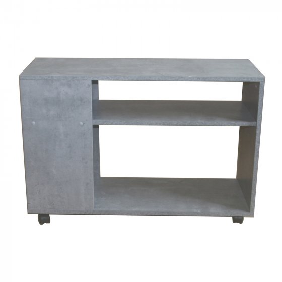 Beistelltisch auf Rollen Thekla Beton 