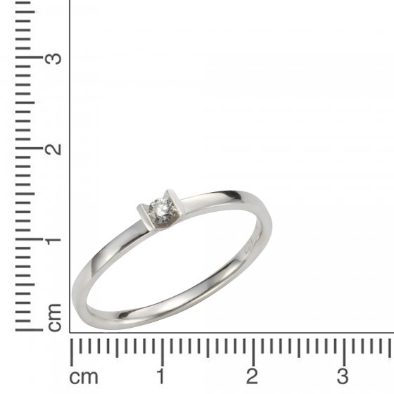 Ring 750 Gold mit Brillant 0,07ct. 