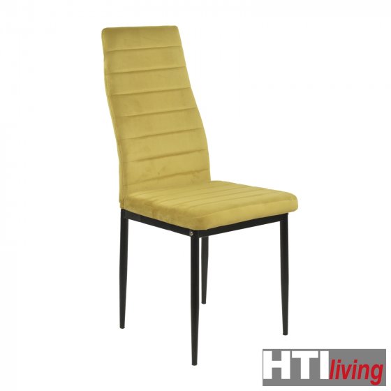 Esszimmerstuhl Samt 4er Set Memphis Curry 