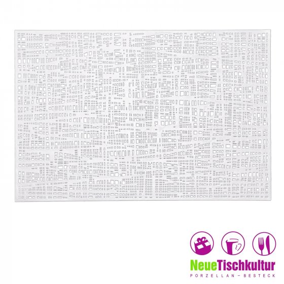 Platzmatte, 4 Stück Scribble 