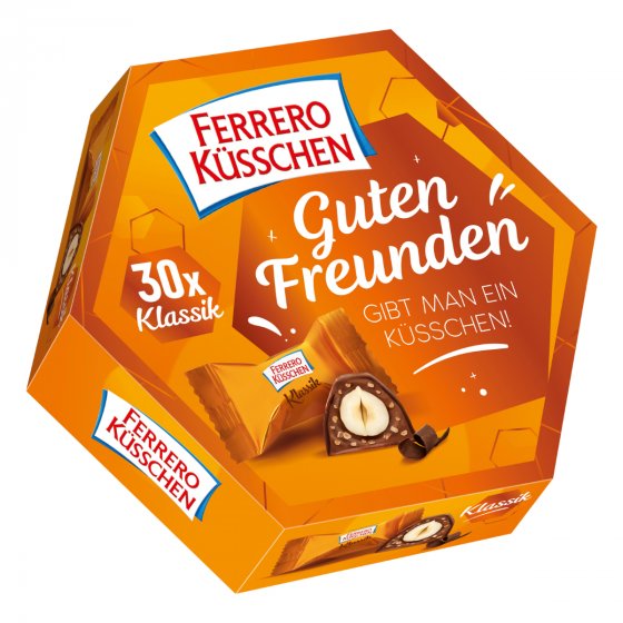 Ferrero Küsschen Klassik Nusspralinen-Spezialität Packung 267g 