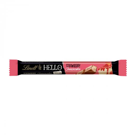 HELLO Stick Strawberry Cheesecake umhüllt mit Vollmilch Schokolade 37g 