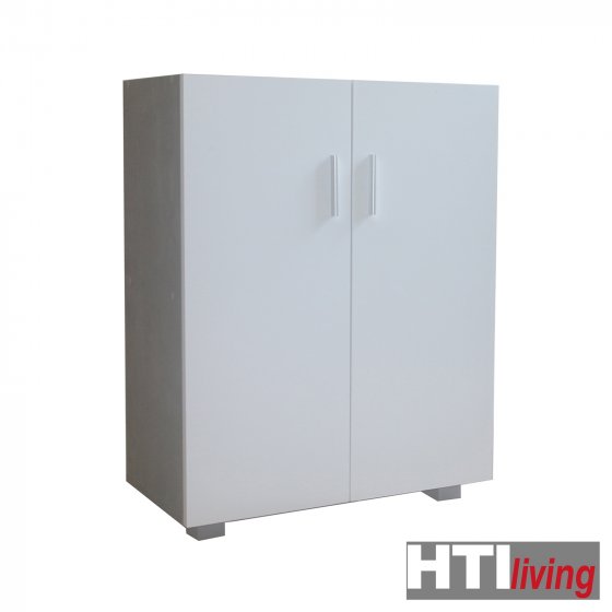 Sideboard 2 Fächer Thekla Beton-Weiß