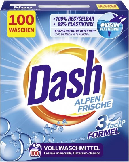 Dash Pulver Alpen Frische 100WL 