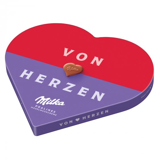 I Love Milka Haselnuss Herz 165g 