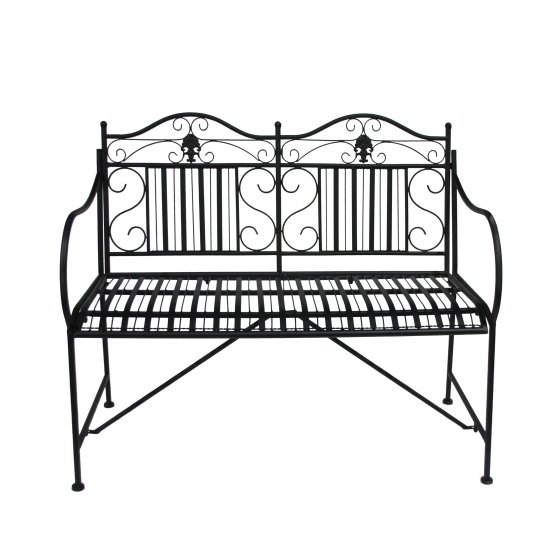 Gartenbank Schwarz Metallbank Celia 
