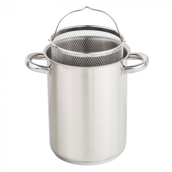 Spargeltopf Nudeltopf mit Drahteinsatz 