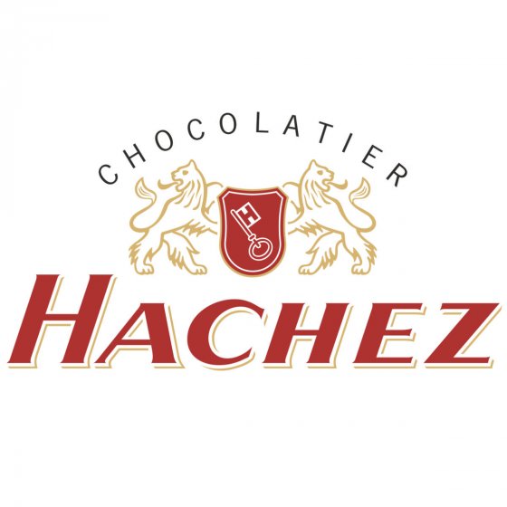 Hachez Liebesbeweise vier kleine Schokoladenpralinen Packung 40g 