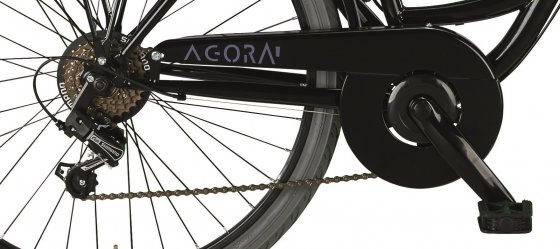 Citybike Agorà 26 Zoll Schwarz 