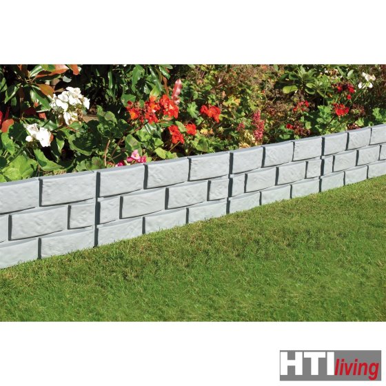 Beeteinfassung Steinmauer 4-teilig Nessa 
