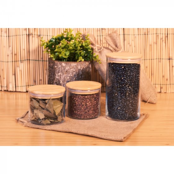 Vorratsglas-Set 3-tlg. rund Melis 