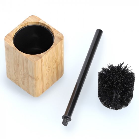 WC- Bürstenhalter m. Bürste Bamboo/Kunststoff 