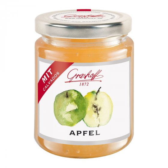 Grashoff Apfelkonfitüre mit Calvados verfeinert 250g 3er Pack 