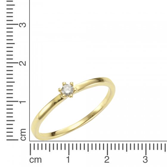 Ring Gold 585 mit Brillant 0,07ct. 