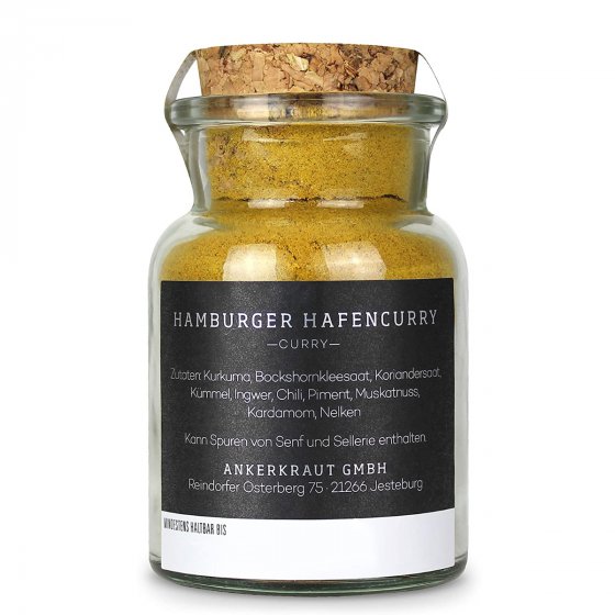 Ankerkraut Hamburger Hafencurry Gewürzmischung im Korkenglas 60g 