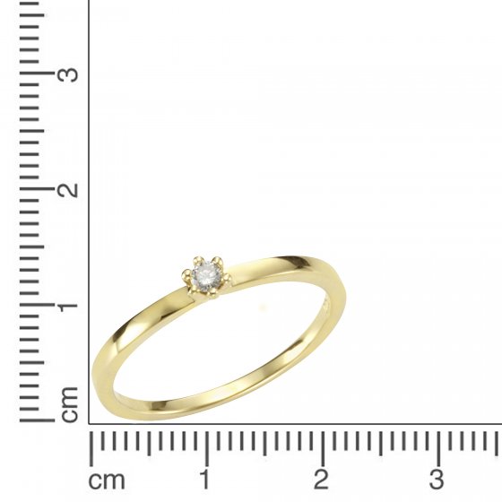 Ring Gold 585 mit Brillant 0,05ct. 