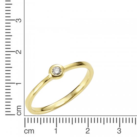 Ring Gold 585 mit Brillant 0,05ct. 