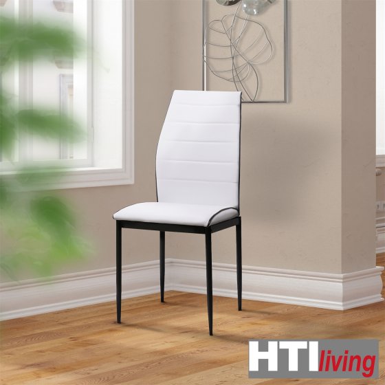 Stuhl Madison PU Weiß 