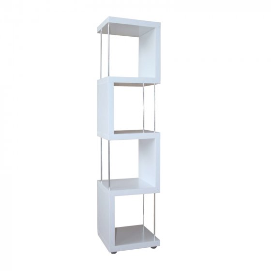 Standregal 4 Fächer Thekla Weiß 