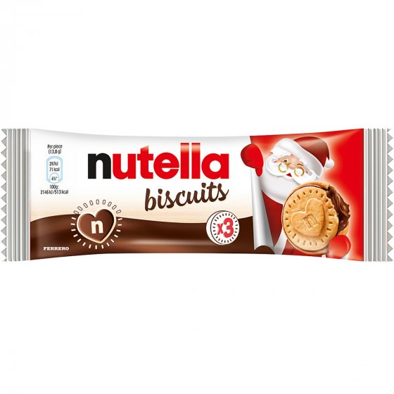 Nutella Adventskalender gefüllt mit Ferrero Nutella Produkten 528g 